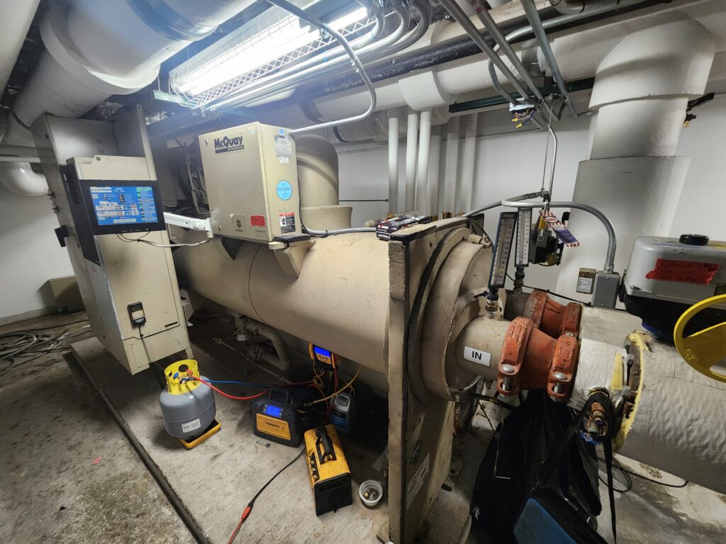 Mechanical Room in Denver being serviced by Mountain Hydronics