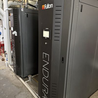 two boilers serviced by Mountain Hydronics