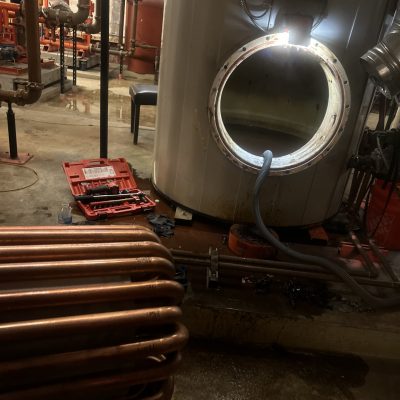 Preventative Maintenance on PVI Water Heater's Heat Exchanger by Mountain Hydronics